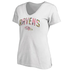NFL Baltimore Ravens Women's Floral Arch T-Shirt