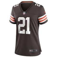 NFL Cleveland Browns Denzel Ward Women's Player Game Jersey