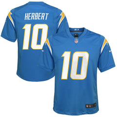 NFL Los Angeles Chargers Justin Herbert Youth Game Jersey