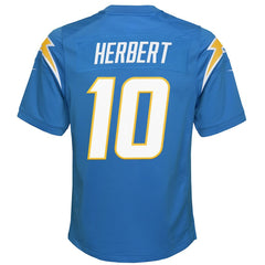 NFL Los Angeles Chargers Justin Herbert Youth Game Jersey