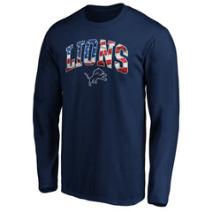 NFL Detroit Lions Banner Wave Long Sleeve T-Shirt