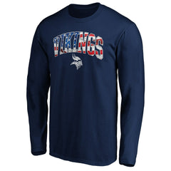 NFL Minnesota Vikings Banner Wave Long Sleeve T-Shirt