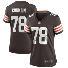 NFL Cleveland Browns Jack Conklin Women's Player Game Jersey