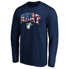 Miami Heat Banner Wave Long Sleeve T-Shirt - Navy sale