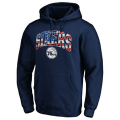 Philadelphia 76ers Banner Wave Pullover Hoodie - Navy for sale