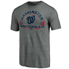 Washington Nationals Team Freedom Tri-Blend T-Shirt - Gray