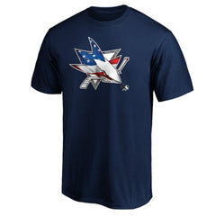 San Jose Sharks Banner Wave Logo T-Shirt