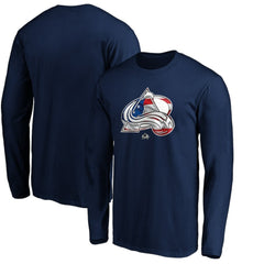 Colorado Avalanche Banner Wave Logo Long Sleeve T-Shirt