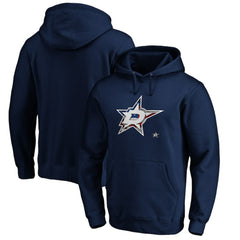 Dallas Stars Banner Wave Logo Pullover Hoodie
