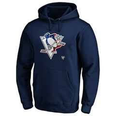 Pittsburgh Penguins Banner Wave Logo Pullover Hoodie