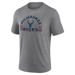 Milwaukee Bucks Team Freedom Tri-Blend T-Shirt - Gray cheap