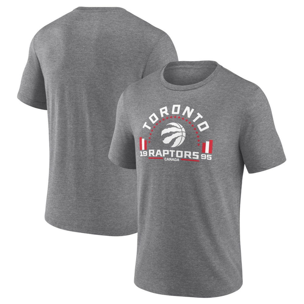Toronto Raptors Team Freedom Tri-Blend T-Shirt - Gray shop