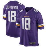 NFL Minnesota Vikings Justin Jefferson Player Game Jersey