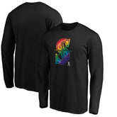 Seattle Mariners Team Pride Logo Long Sleeve T-Shirt - Black
