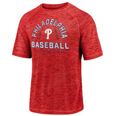 Philadelphia Phillies Line Up Primary Threat Striated T-Shirt - Red