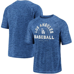 Los Angeles Dodgers Line Up Primary Threat Striated T-Shirt - Royal