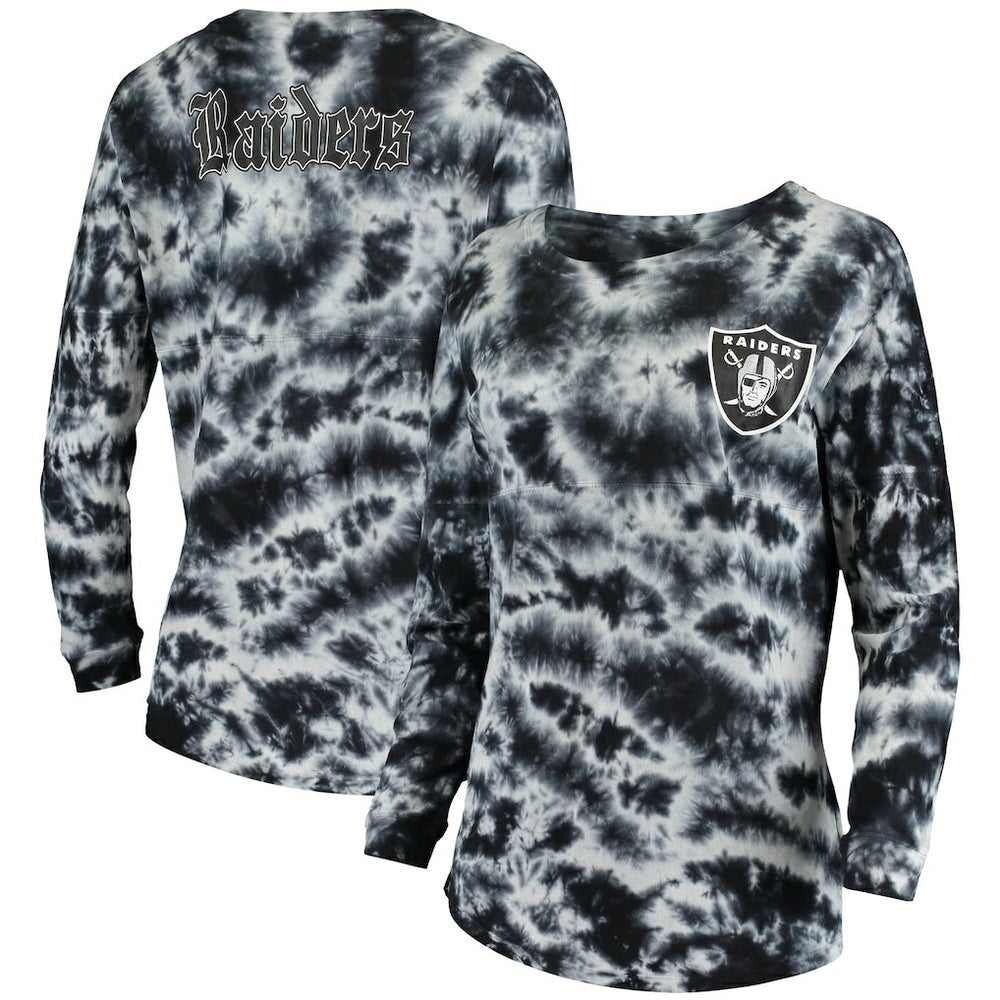 NFL Las Vegas Raiders Women's Tie-Dye Long Sleeve T-Shirt