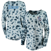 NFL Tennessee Titans Women's Tie-Dye Long Sleeve T-Shirt