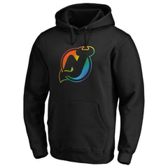 New Jersey Devils Team Pride Logo Pullover Hoodie