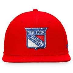 New York Rangers Fanatics Core Primary Logo Fitted Hat