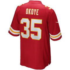 NFL Kansas City Chiefs Christian Okoye Game Retired Player Jersey