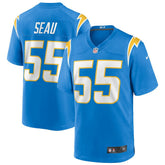 NFL Los Angeles Chargers Junior Seau Game Retired Player Jersey