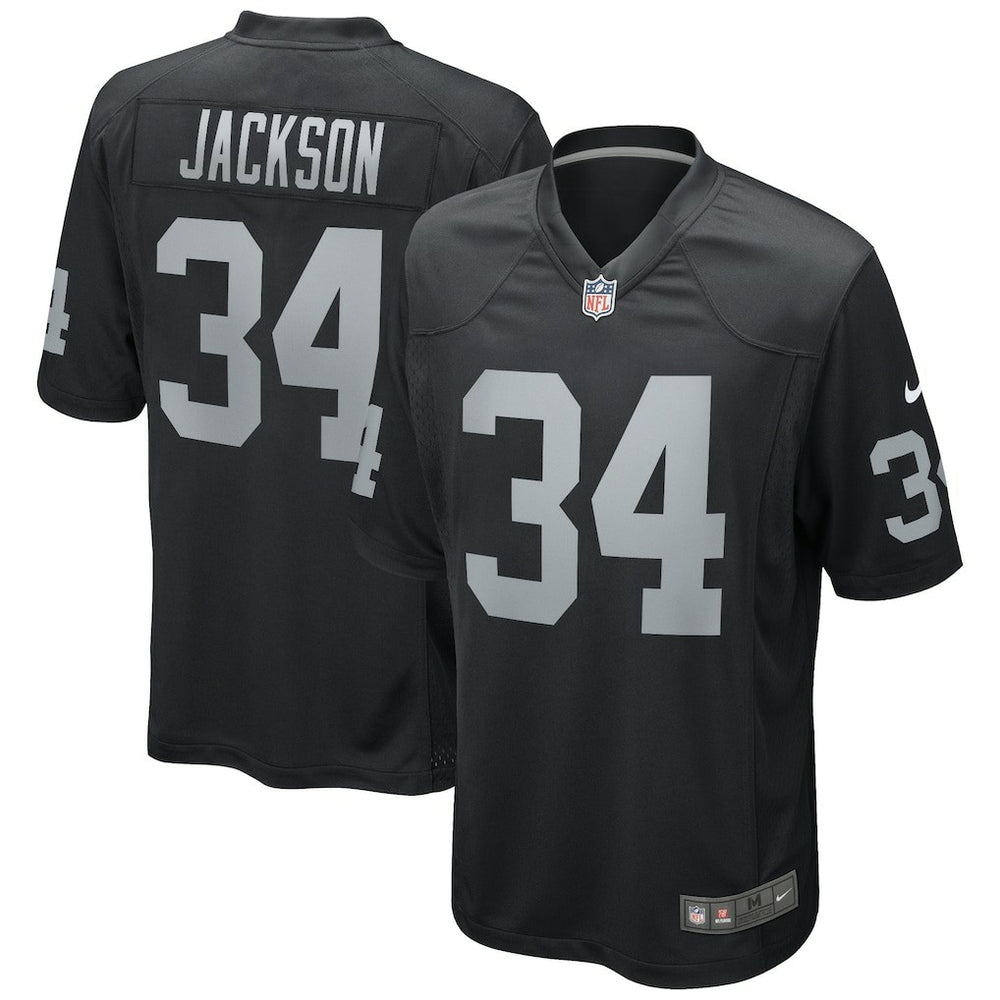 NFL Las Vegas Raiders Bo Jackson Game Retired Player Jersey