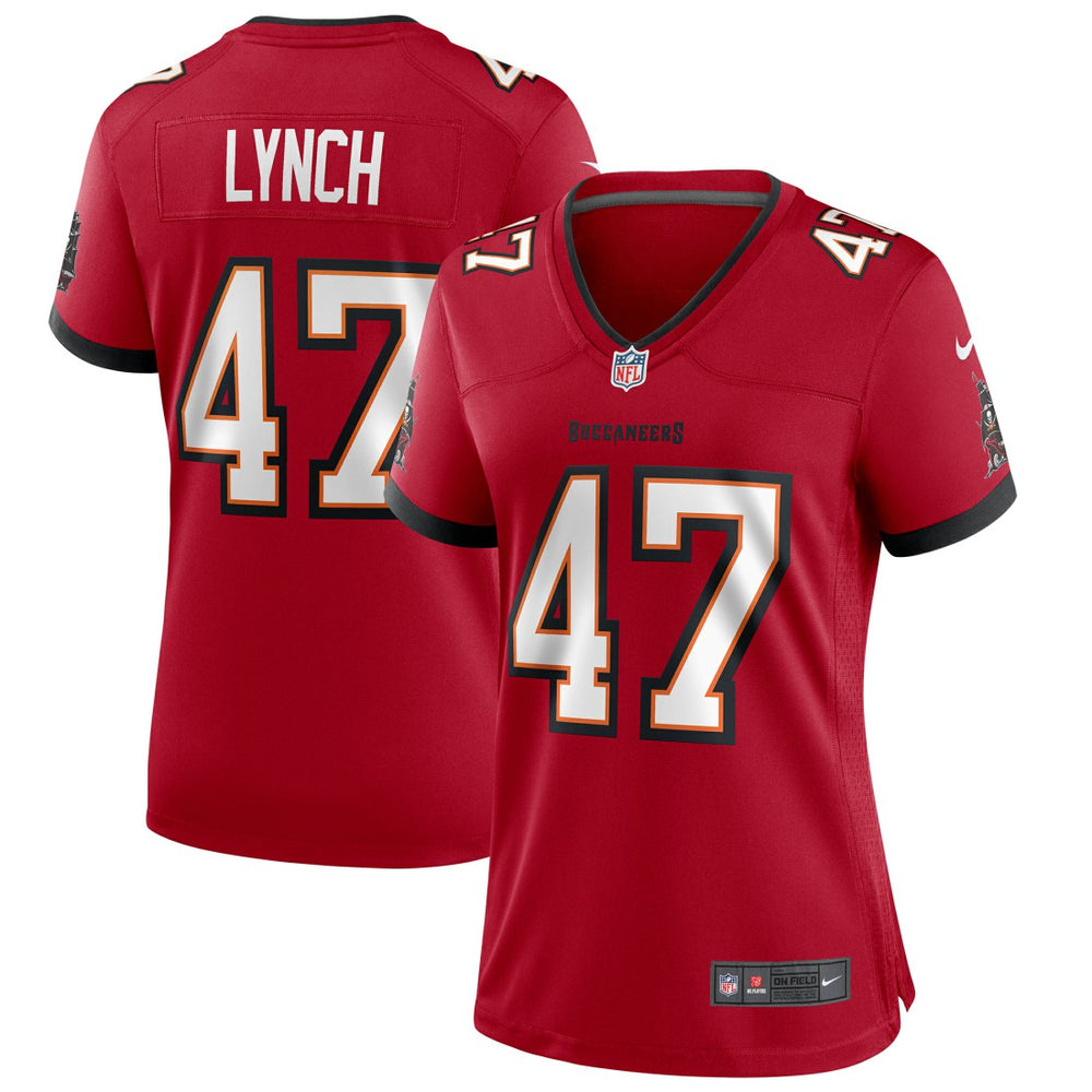 NFL Tampa Bay Buccaneers John Lynch Women's Game Retired Player Jersey