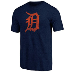 Detroit Tigers Father's Day Greatest Dad Tri-Blend T-Shirt - Navy
