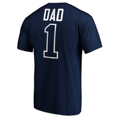 Tampa Bay Rays Father's Day #1 Dad T-Shirt - Navy