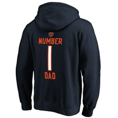 NFL Chicago Bears #1 Dad Pullover Hoodie