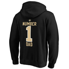 NFL New Orleans Saints #1 Dad Pullover Hoodie