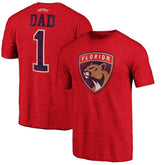 Florida Panthers Greatest Dad Tri-Blend T-Shirt