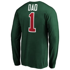 Minnesota Wild #1 Dad Long Sleeve T-Shirt