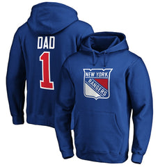 New York Rangers #1 Dad Pullover Hoodie