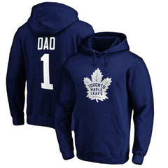 Toronto Maple Leafs #1 Dad Pullover Hoodie