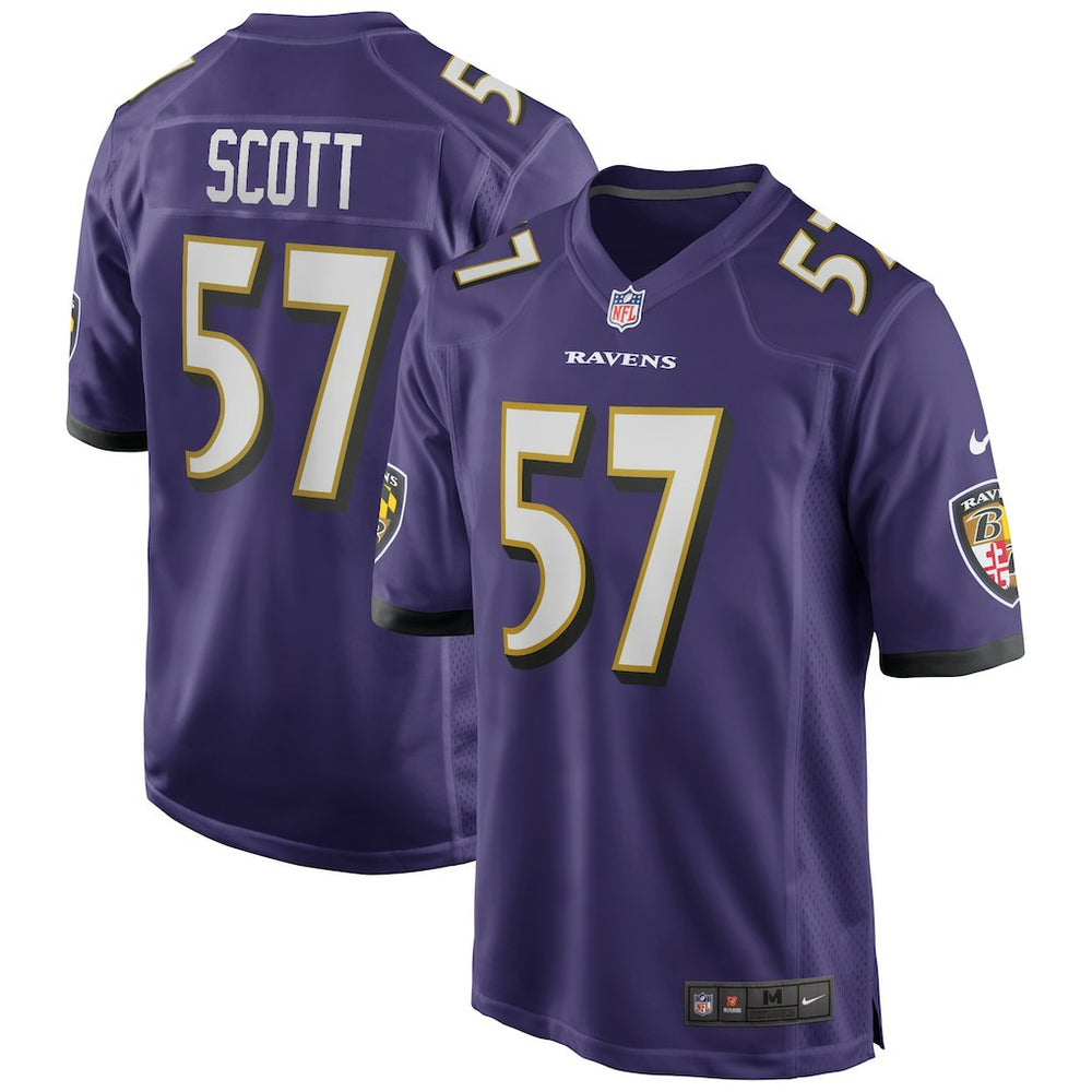NFL Baltimore Ravens Bart Scott Game Retired Player Jersey