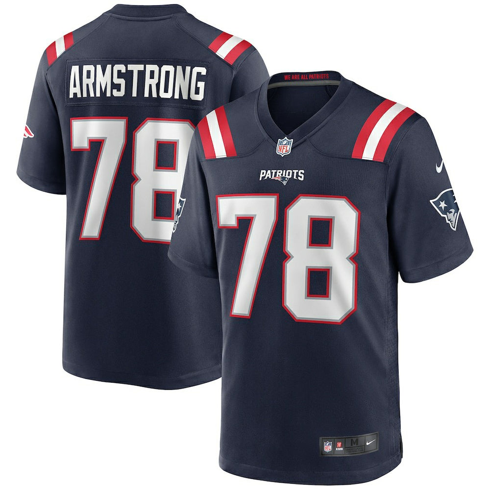 NFL New England Patriots Bruce Armstrong Game Retired Player Jersey