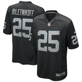 NFL Las Vegas Raiders Fred Biletnikoff Game Retired Player Jersey