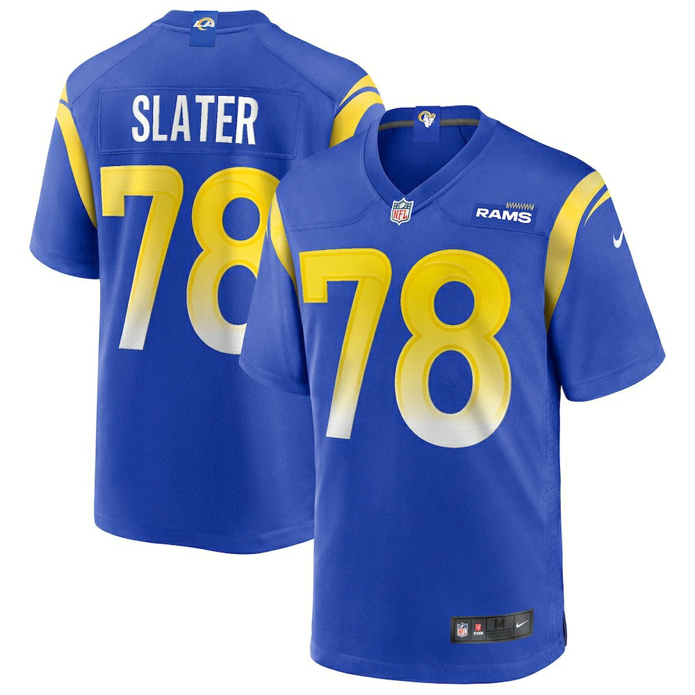 NFL Los Angeles Rams Jackie Slater Game Retired Player Jersey
