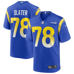 NFL Los Angeles Rams Jackie Slater Game Retired Player Jersey