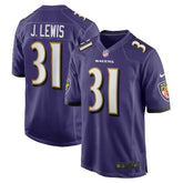NFL Baltimore Ravens Jamal Lewis Game Retired Player Jersey