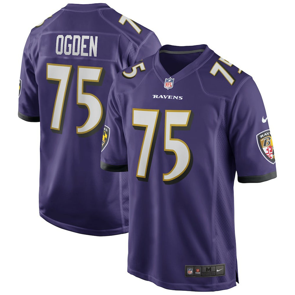 NFL Baltimore Ravens Jonathan Ogden Game Retired Player Jersey