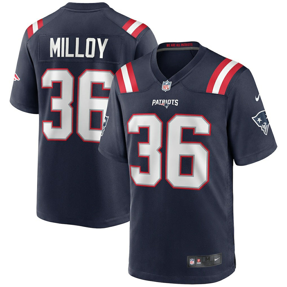 NFL New England Patriots Lawyer Milloy Game Retired Player Jersey