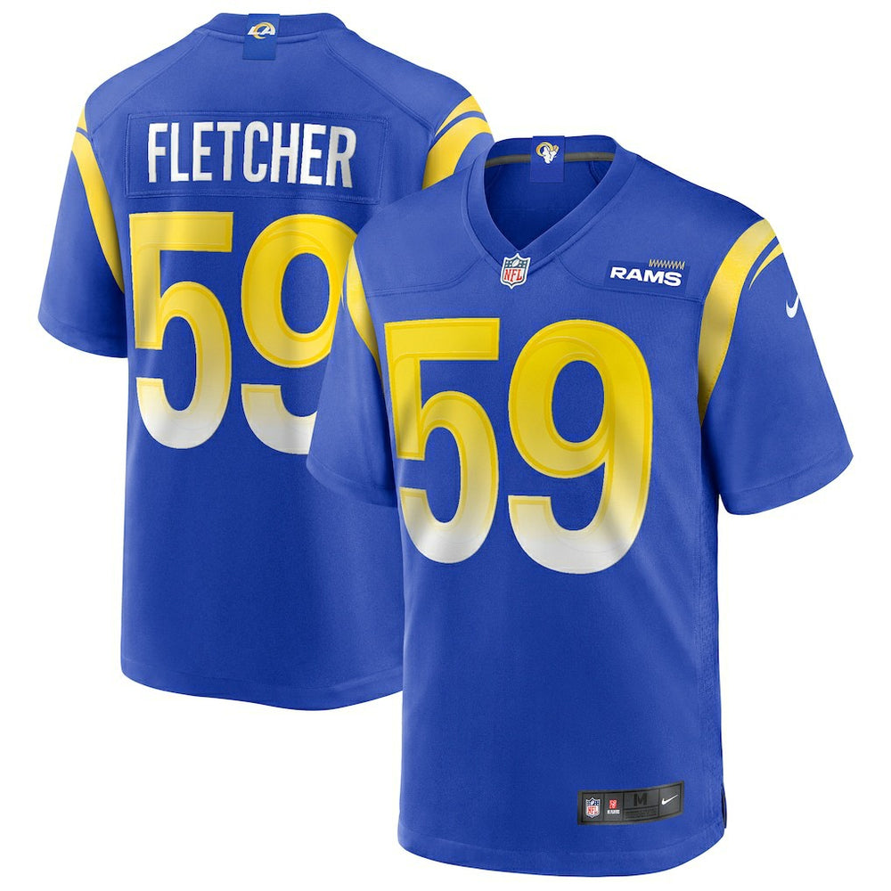 NFL Los Angeles Rams London Fletcher Game Retired Player Jersey
