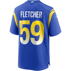 NFL Los Angeles Rams London Fletcher Game Retired Player Jersey