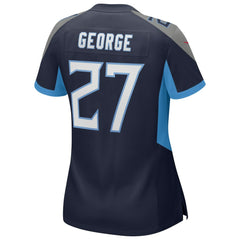 NFL Tennessee Titans Eddie George Women's Game Retired Player Jersey