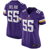 NFL Minnesota Vikings Jack Del Rio Women's Game Retired Player Jersey