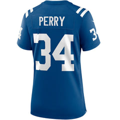 NFL Indianapolis Colts Joe Perry Women's Game Retired Player Jersey