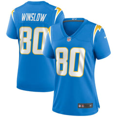 NFL Los Angeles Chargers Kellen Winslow Women's Game Retired Player Jersey